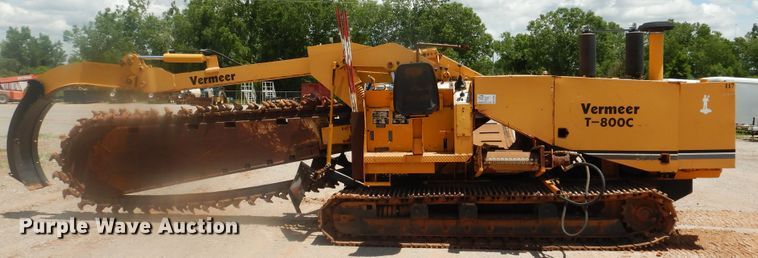 image for item DL0347 1986 Vermeer T-800C  trencher