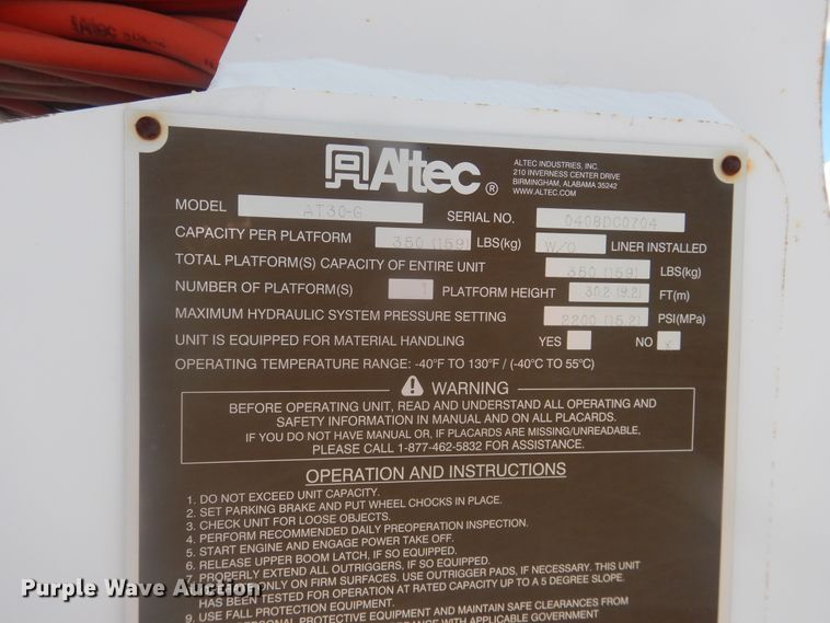 image for item DL0348 2008 Ford F450 Super Duty  bucket truck