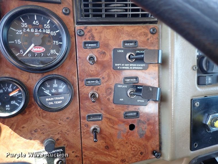 image for item DL7529 2003 Peterbilt 330  dump flatbed truck