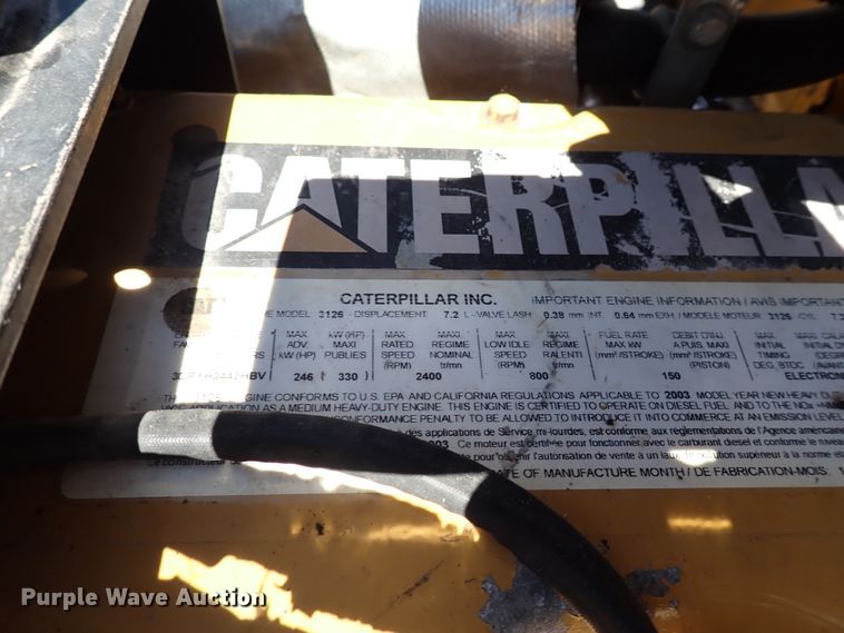 image for item DL7529 2003 Peterbilt 330  dump flatbed truck