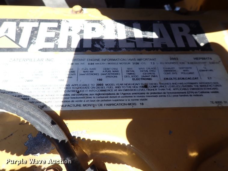 image for item DL7529 2003 Peterbilt 330  dump flatbed truck