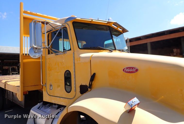 image for item DL7529 2003 Peterbilt 330  dump flatbed truck