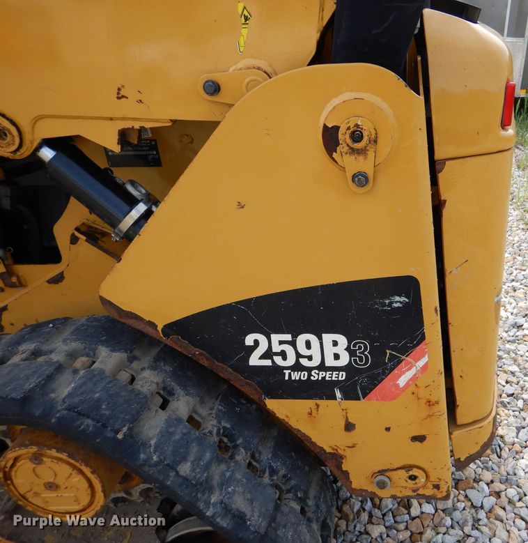image for item DL8869 2013 Caterpillar 259B3  tracked skid steer loader