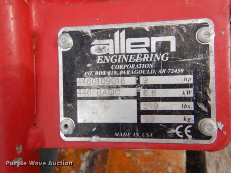 image for item DL8875 (2) Allen 446 Basic power trowels