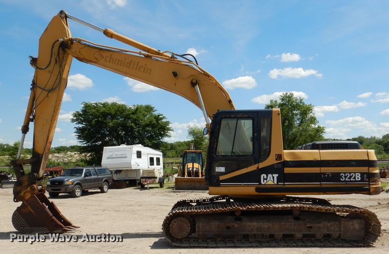 image for item DL8906 1998 Caterpillar 322BL  excavator