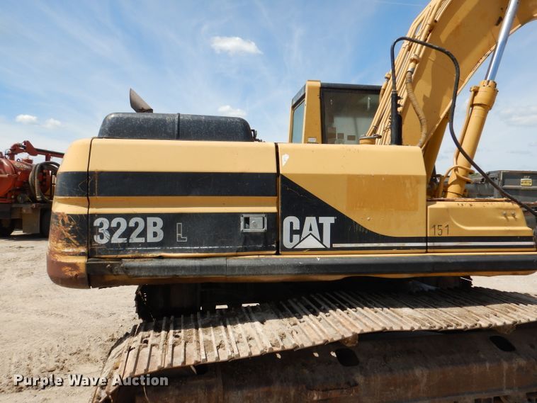 image for item DL8906 1998 Caterpillar 322BL  excavator