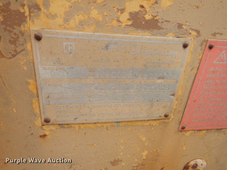 image for item DL8954 1984 Caterpillar 973  track loader