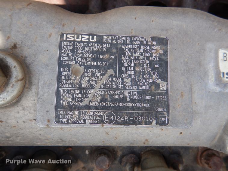 image for item DL8956 2004 JCB JS220LC  excavator