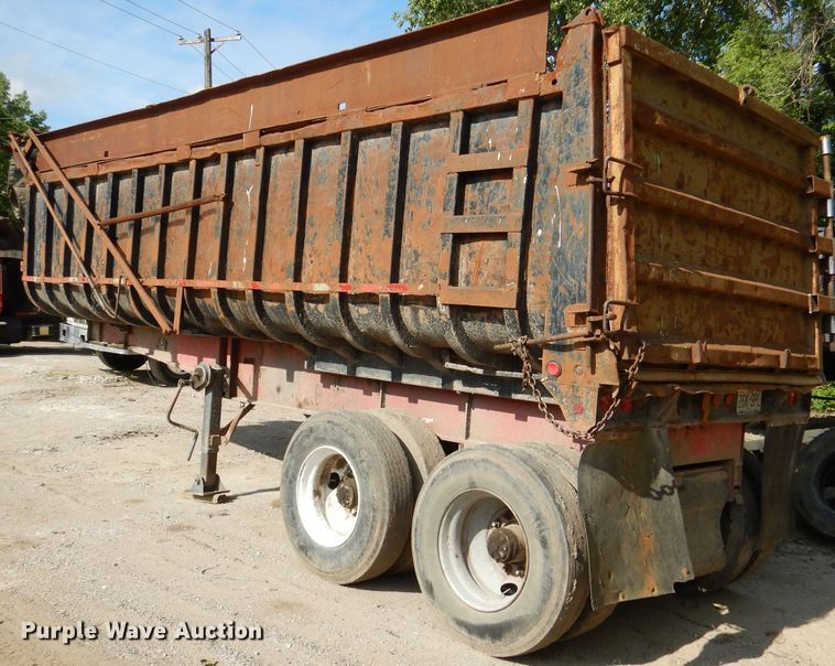 image for item DL8957 1987 Freuhauf ND2-F2-22-7  end dump trailer