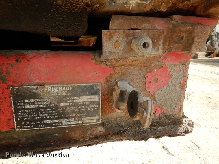 image for item DL8957 1987 Freuhauf ND2-F2-22-7  end dump trailer