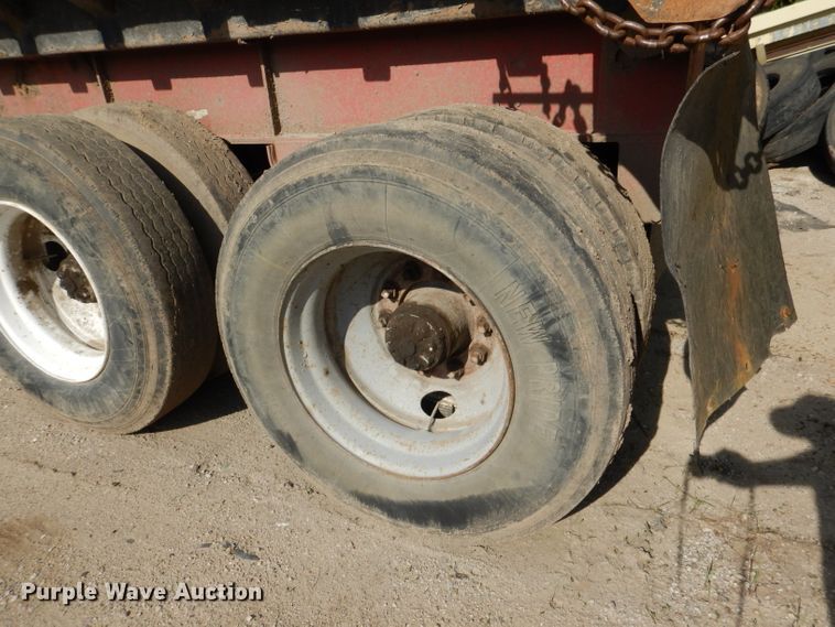 image for item DL8957 1987 Freuhauf ND2-F2-22-7  end dump trailer