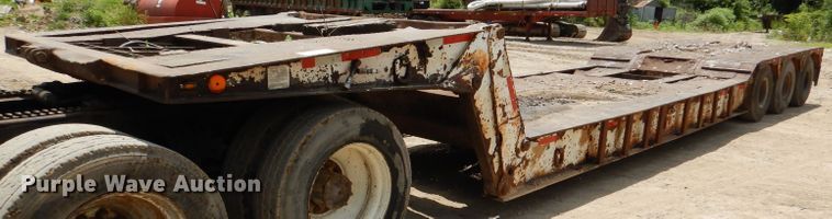 image for item DL8958 1972 Load Trail 403DFP  lowboy trailer