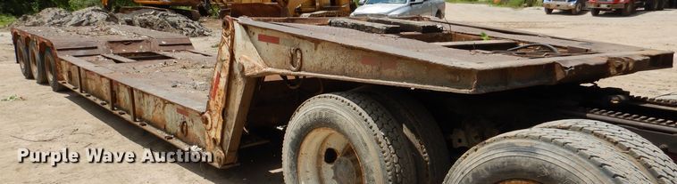 image for item DL8958 1972 Load Trail 403DFP  lowboy trailer