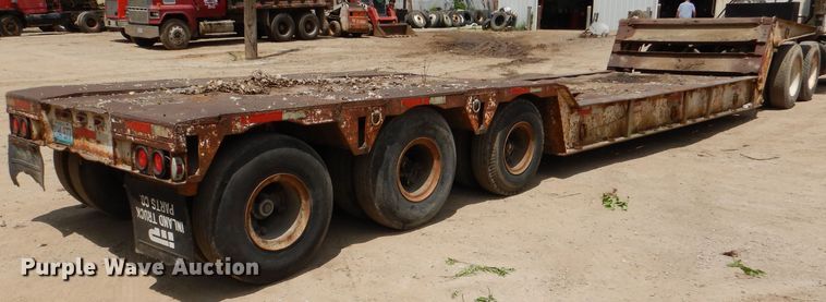 image for item DL8958 1972 Load Trail 403DFP  lowboy trailer