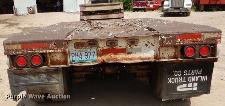 image for item DL8958 1972 Load Trail 403DFP  lowboy trailer