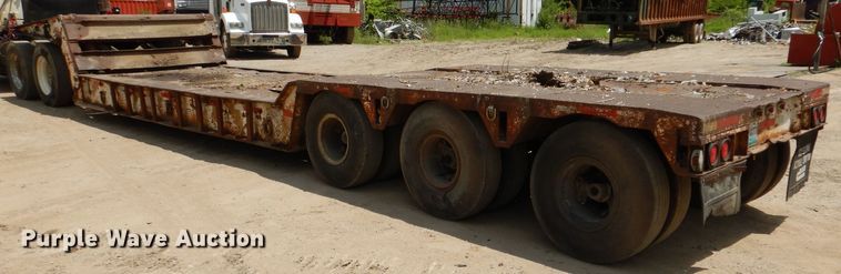 image for item DL8958 1972 Load Trail 403DFP  lowboy trailer