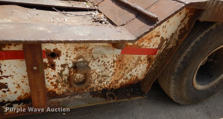 image for item DL8958 1972 Load Trail 403DFP  lowboy trailer