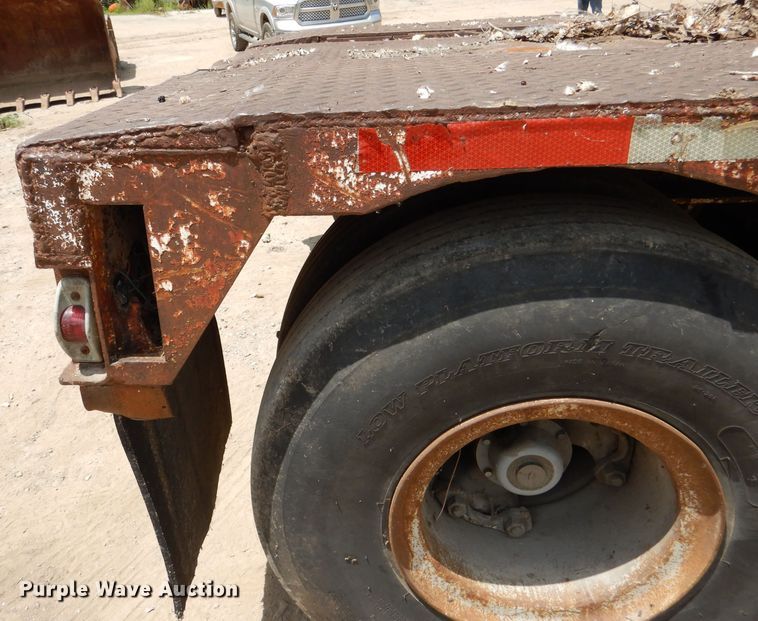 image for item DL8958 1972 Load Trail 403DFP  lowboy trailer
