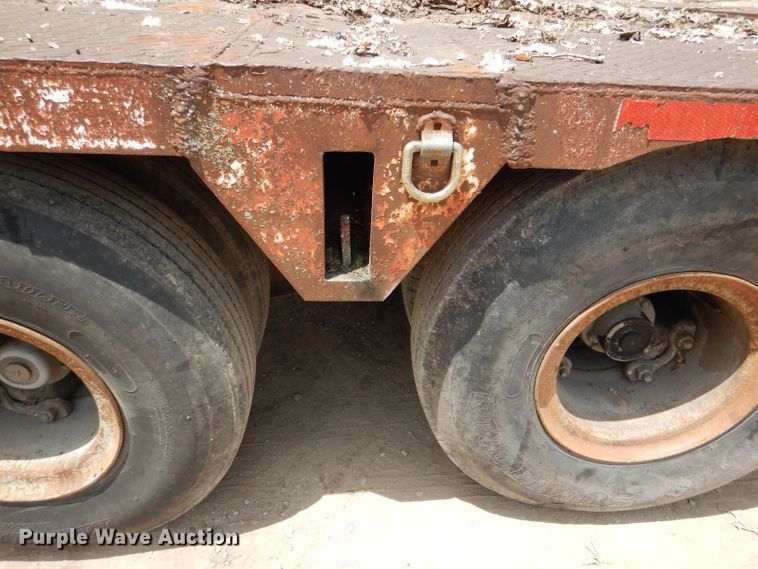 image for item DL8958 1972 Load Trail 403DFP  lowboy trailer
