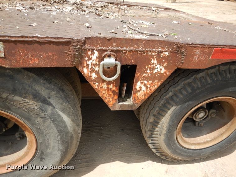 image for item DL8958 1972 Load Trail 403DFP  lowboy trailer