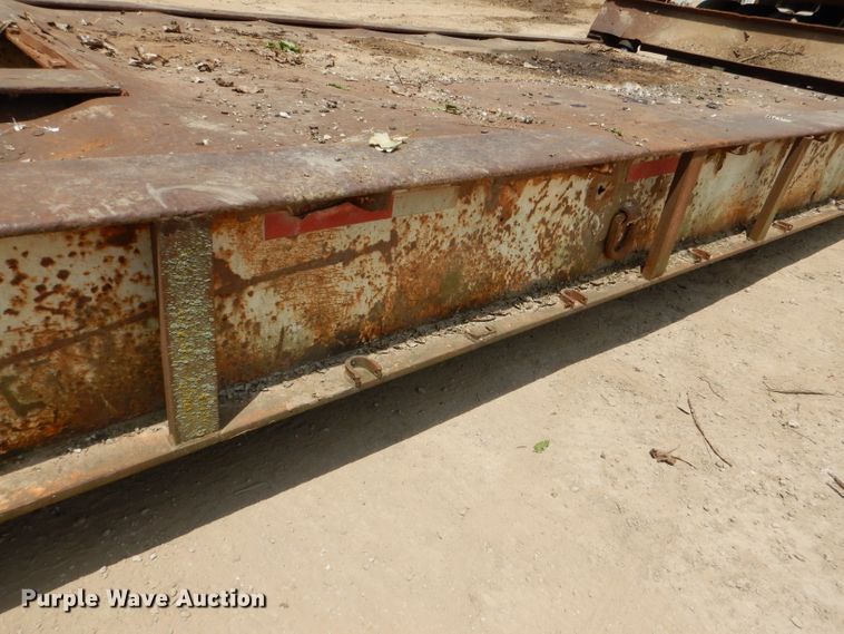 image for item DL8958 1972 Load Trail 403DFP  lowboy trailer