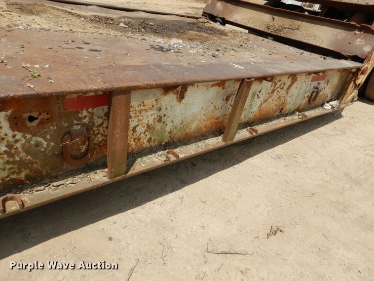 image for item DL8958 1972 Load Trail 403DFP  lowboy trailer