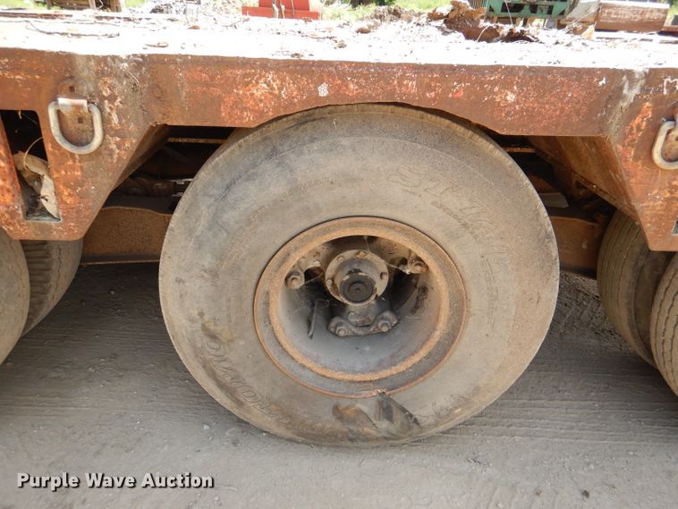 image for item DL8958 1972 Load Trail 403DFP  lowboy trailer