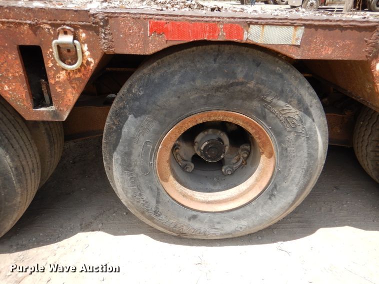 image for item DL8958 1972 Load Trail 403DFP  lowboy trailer