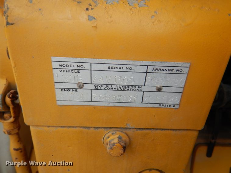 image for item DM0017 1979 Caterpillar 130G  motor grader