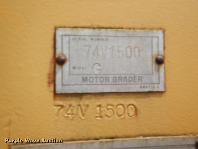 image for item DM0017 1979 Caterpillar 130G  motor grader