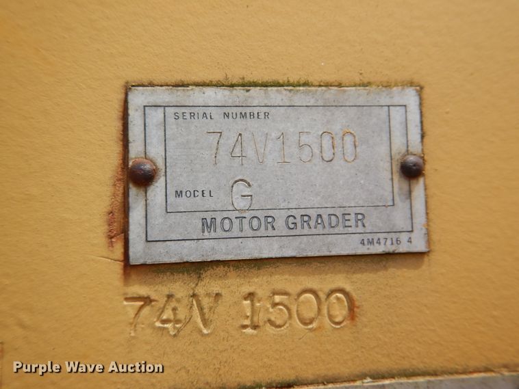 image for item DM0017 1979 Caterpillar 130G  motor grader