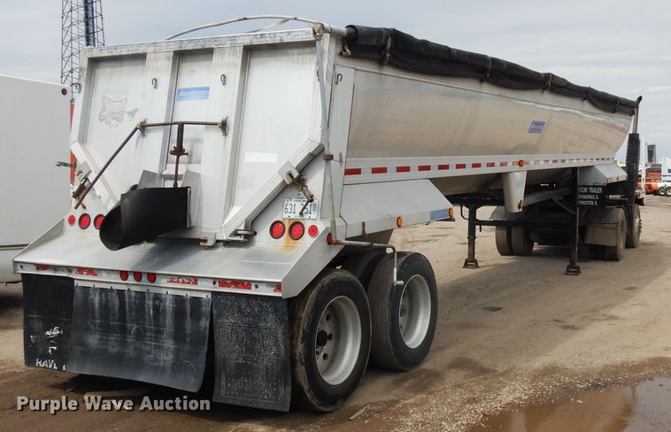 image for item FR9813 1997 Everlite  end dump trailer
