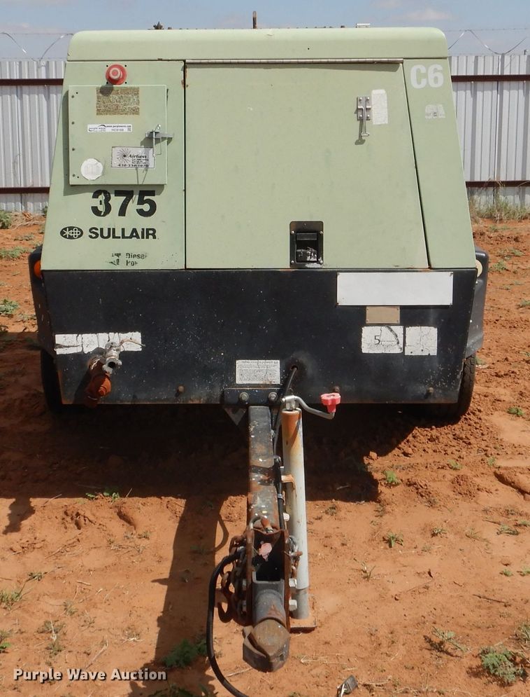 image for item HC9168 Sullair 375  air compressor