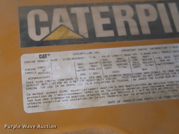 image for item HJ9427 1999 GMC C7500  bucket truck