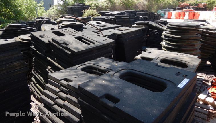 image for item HR9706 Approximately 2,965 traffic drum and cone bases