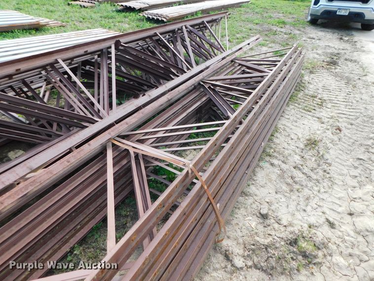 image for item HX9337 (18) steel truss bar joists