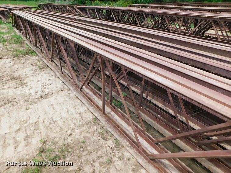 image for item HX9368 (12) steel truss bar joists