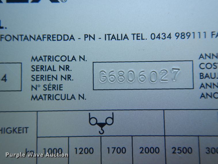 image for item ID9894 2006 Terex CBR36H-4  self-erecting tower crane