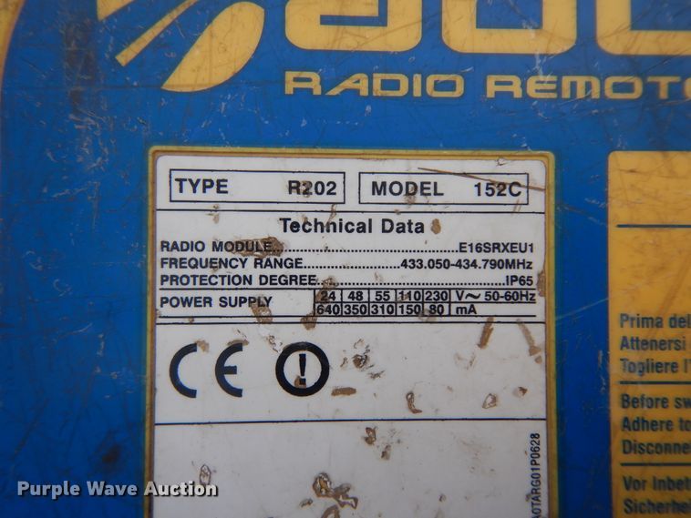 image for item ID9894 2006 Terex CBR36H-4  self-erecting tower crane