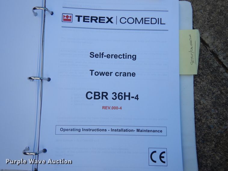 image for item ID9894 2006 Terex CBR36H-4  self-erecting tower crane