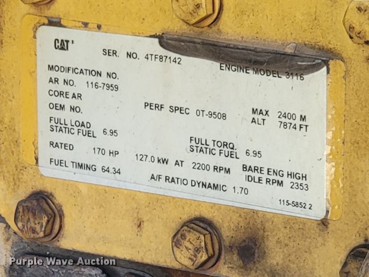 image for item IF9809 1995 Caterpillar 950F-2  wheel loader