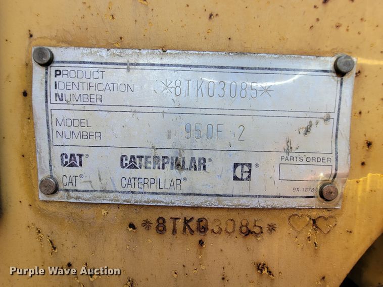 image for item IF9809 1995 Caterpillar 950F-2  wheel loader