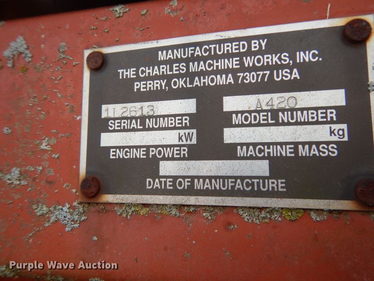 image for item IL9435 1994 Ditch Witch 5110  trencher