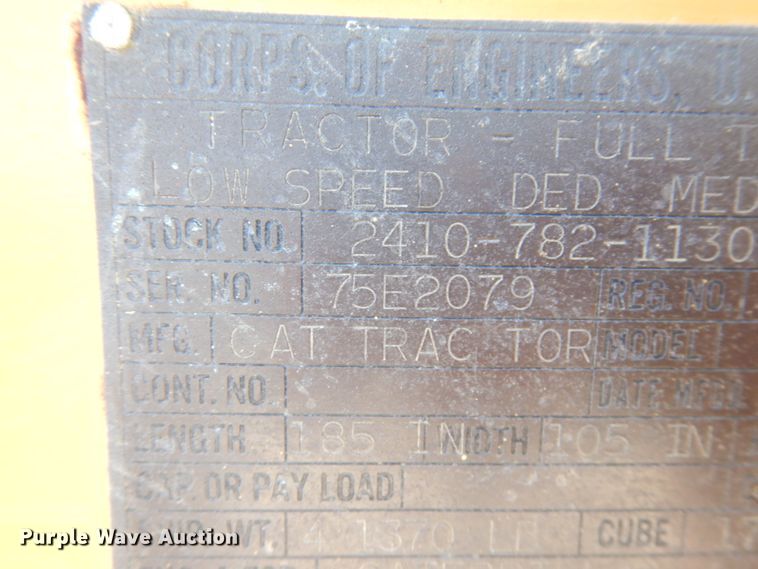 image for item IL9771 1968 Caterpillar D7E  dozer