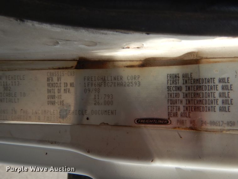 image for item IP9871 1999 Freightliner F70  dump truck