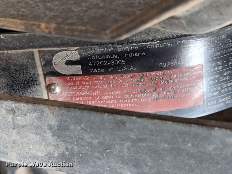 image for item IP9873 1998 Ford F800  digger derrick truck