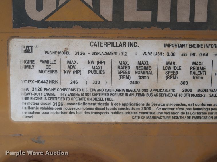 image for item IP9875 2001 GMC C7500  bucket truck