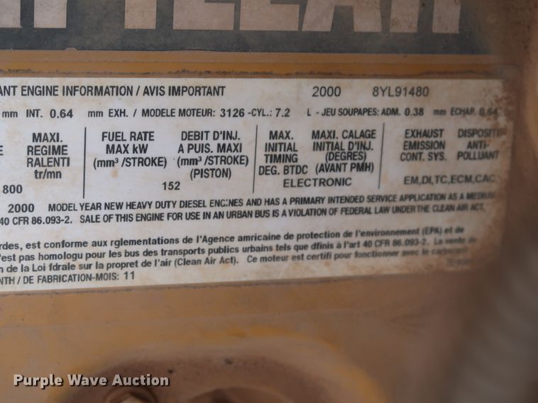 image for item IP9875 2001 GMC C7500  bucket truck