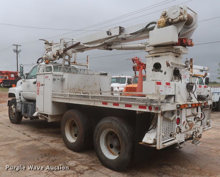 image for item IP9876 1998 Chevrolet C8500  digger derrick truck