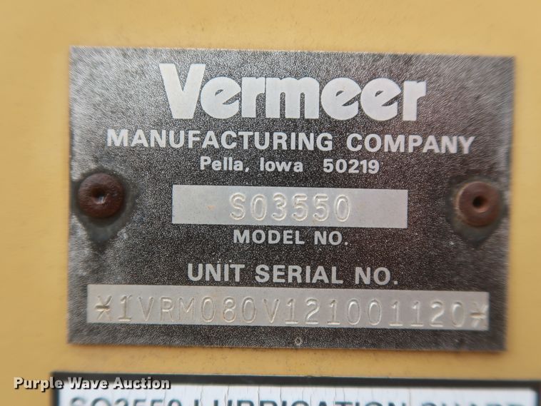 image for item IP9882 2002 Vermeer V3550A  trencher